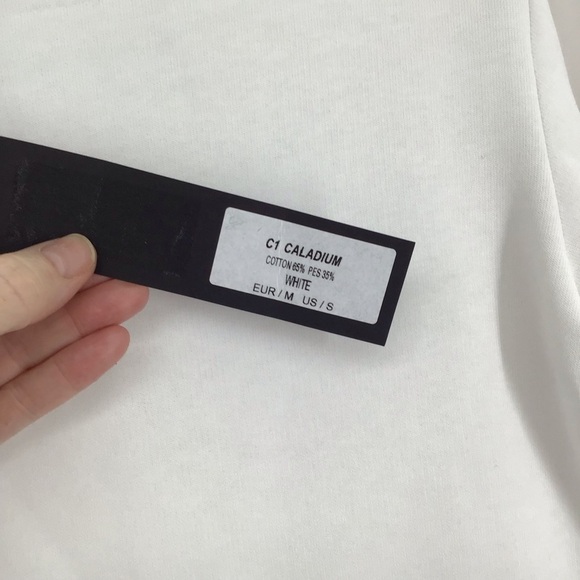 Lotus Eaters Caladium Sweater Sweatshirt Casual Career White NWT Size Small - Picture 4 of 7